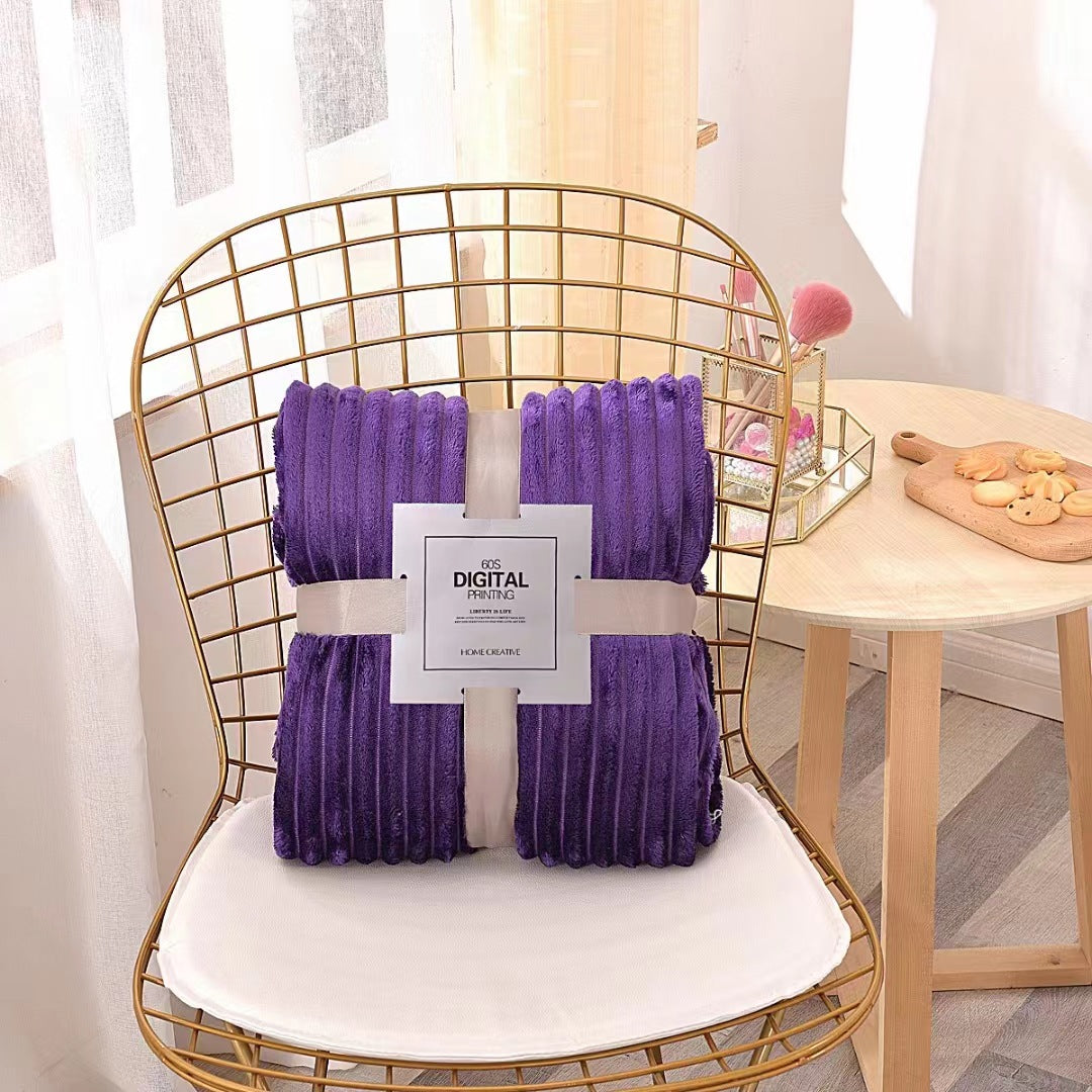 Dovira - weiche Fleece Kuscheldecke