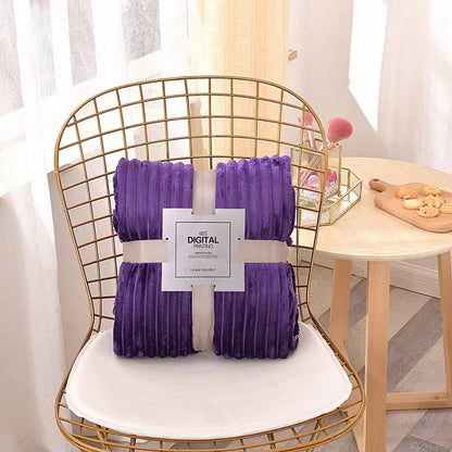 Dovira - weiche Fleece Kuscheldecke